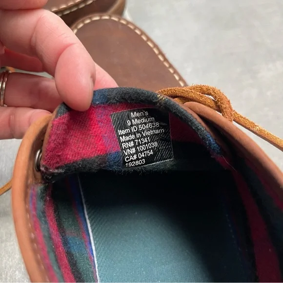 L.L.Bean Mens Flannel Lined Leather Ranger Moc Toe Chukka Boots, Size 9 - Picture 10 of 14